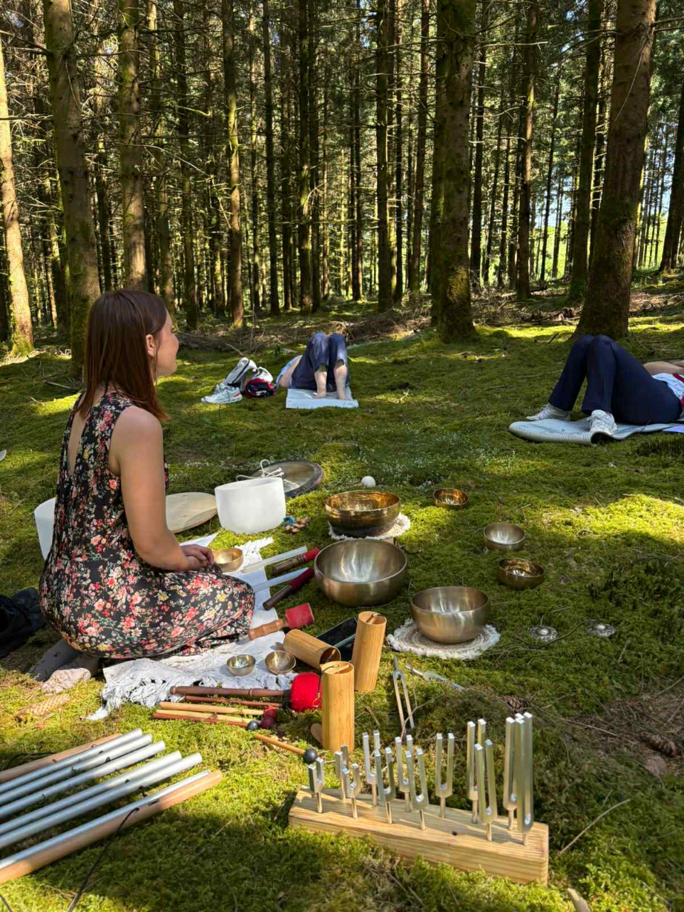 voyage sonore en groupe en nature